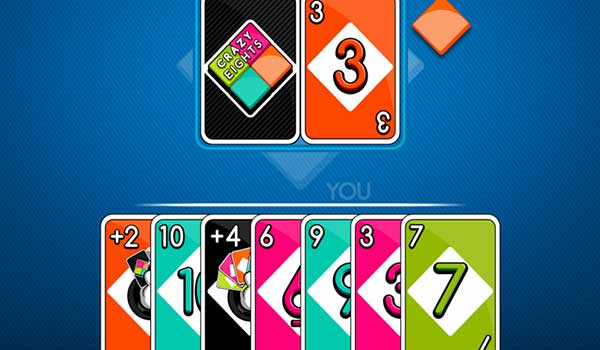 Crazy Eights · 2-8 Players · Play Free Online